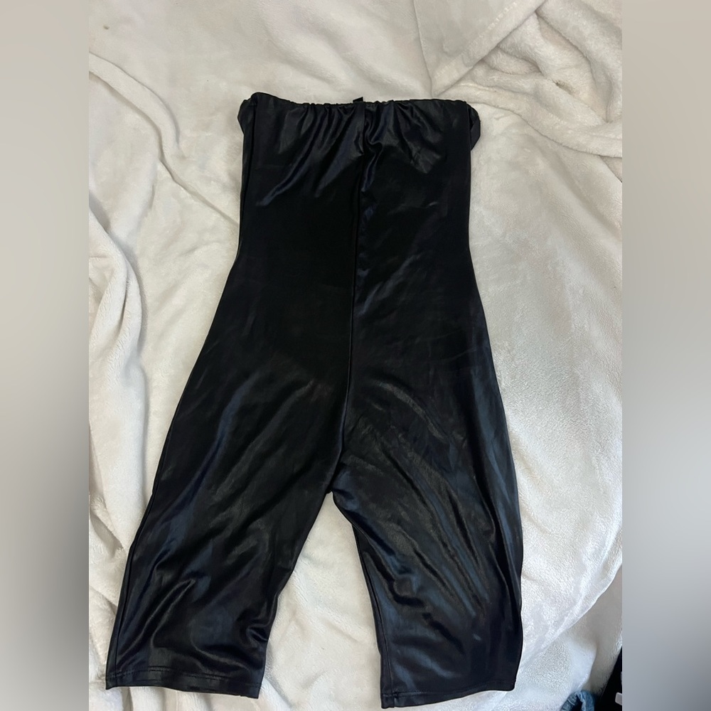 Leather jumpsuit